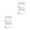 2Pcs Light Grey Plastic Iron Tank Holder for Gas Cylinders 8