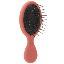 Portable Air Cushion Paddle Hairbrush, Cameo Brown, 6x14cm