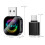 Multi Metal Glass Car Wireless Adapter Kit for Phone Connection 2