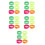 30Pcs Multicolor Three Legged Race Ties Elastic Rope Straps for Kids 8