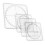 2Sets Clear PVC Drawing Rulers for Students and Professional Use 2