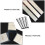 8Pcs Silver Household Sharpening Stone Emery Whetstone for Kitchen Use 6