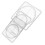 2Sets Clear PVC Drawing Rulers for Students and Professional Use 3