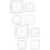 2Sets Clear PVC Drawing Rulers for Students and Professional Use 9