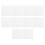 30Pcs White Cotton Fabric Squares for Cross Stitch DIY Sewing Projects 1