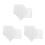 30Pcs White Cotton Fabric Squares for Cross Stitch DIY Sewing Projects 5
