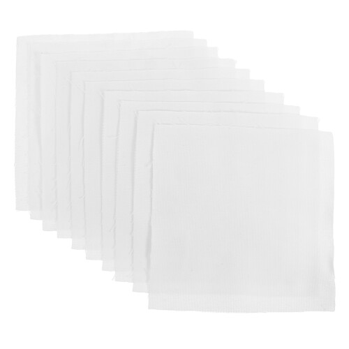 30Pcs White Cotton Fabric Squares for Cross Stitch DIY Sewing Projects 1