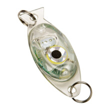 LED Fishing Lures  Flashing Waterproof LED Light Bait Flasher For Saltwater And Freshwater, Red Attractant For Bass