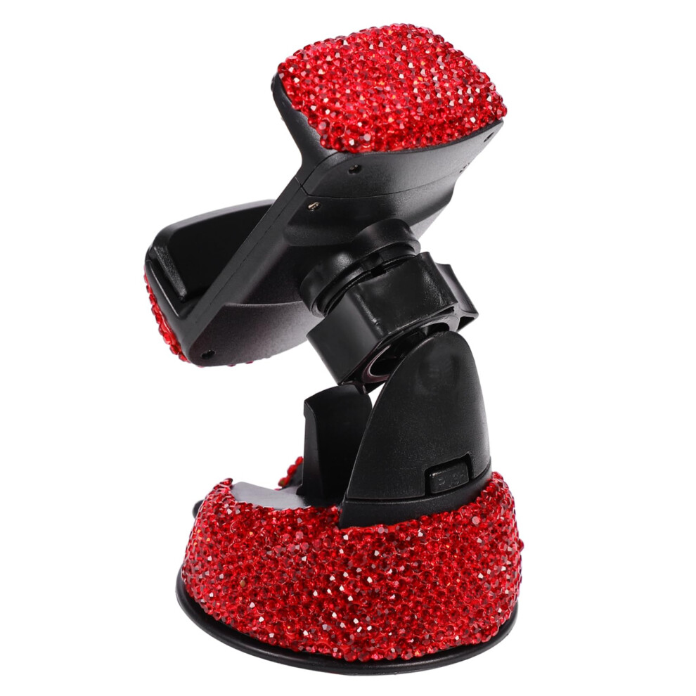 Car Phone Mount With Strong Suction Base, 360 Adjustable For Dashboard, Windshield, Air Vent, Red 9199774962162
