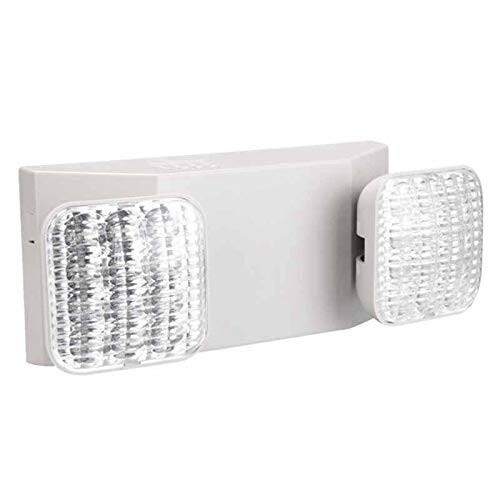 Emergency Light Back Up Battery Emergency Exit Lighting Fixtures Adjustable Hardwired 2 LED Wall Mount