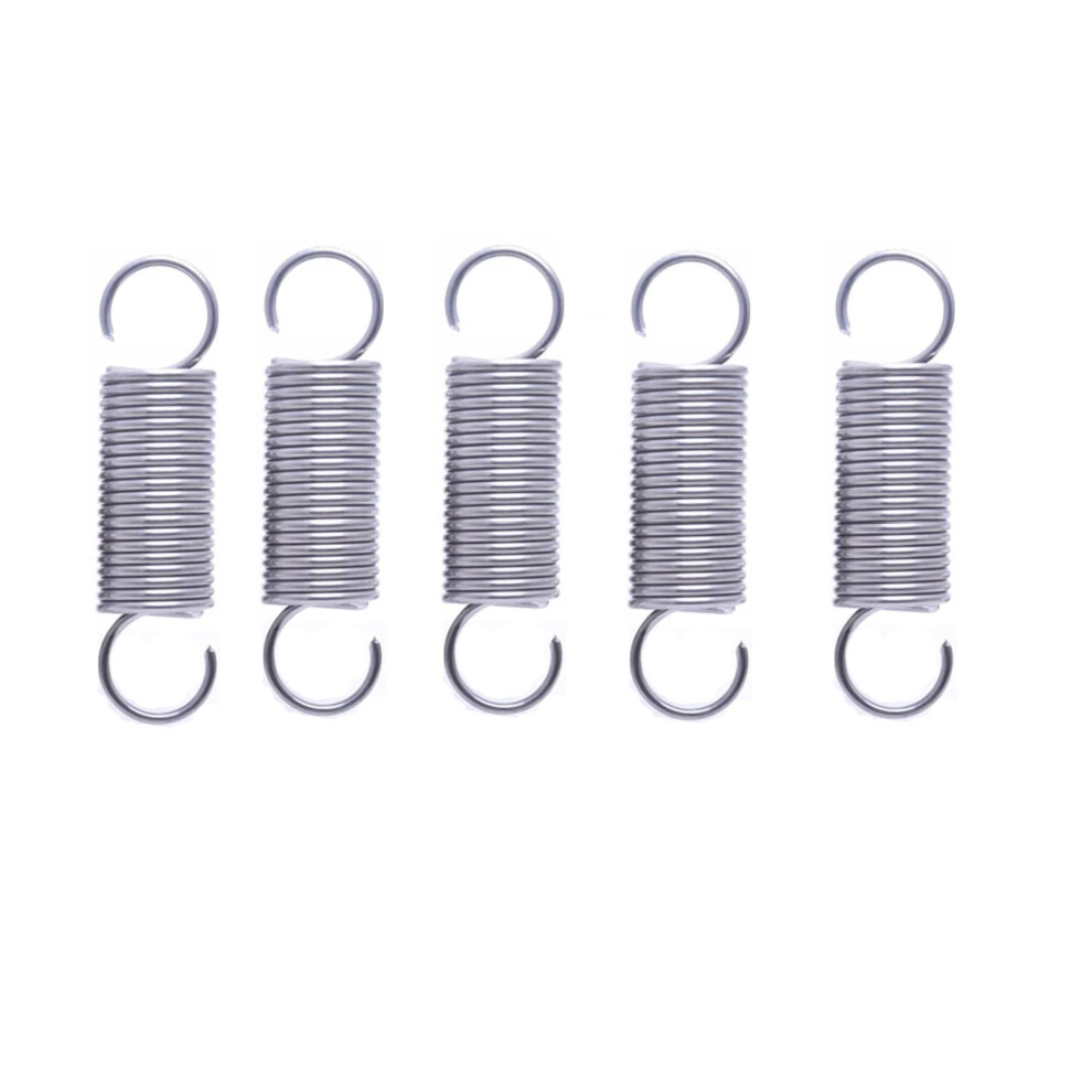 4Pcs 304 Stainless Steel Tension Springs With Hooks 45Mm 0.8Mm Wire 10Mm Od Elasticity 9199774962322