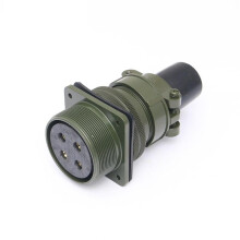 U.S. Military Standard Aviation Plug Connector, Weatherproof MilSpec Aircraft Socket