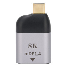 Mini DisplayPort auf USB-C Adapter, benutzerfreundliches Design, tragbar, Plug & Play, 4K/60Hz-Unterstützung für MacBook, iPad Pro, Galaxy und