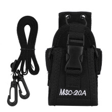 Hands-Free Convenience Universal Pouch For Police Fireman Security, High-Quality Nylon Wear-Resistant Durable Three-In-One Design Adjustable Suspensio