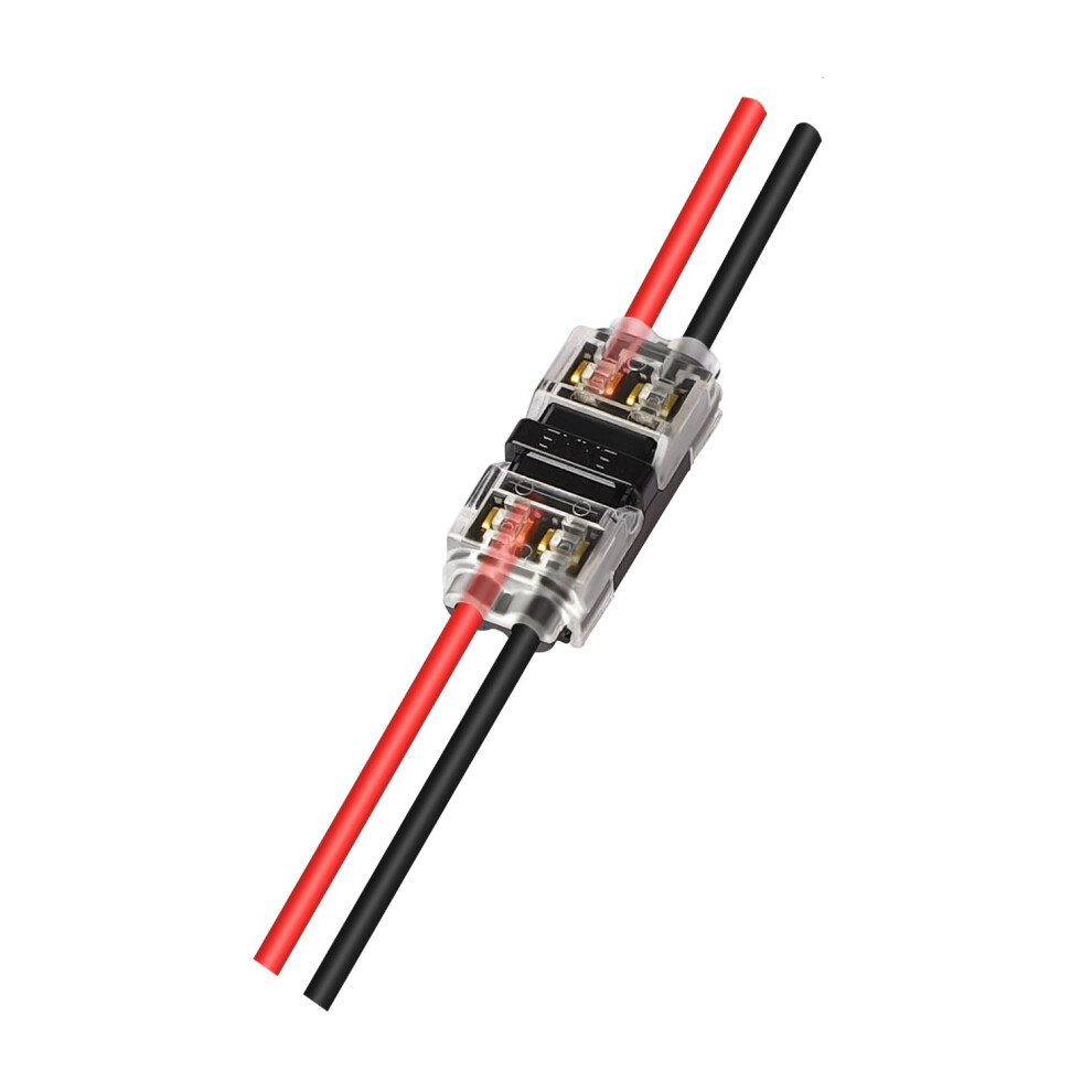 10Pc Low Voltage Wire Connectors 1824 Awg Quick Solderless 2 Pin Splice For Automotive And Led 9094768767214