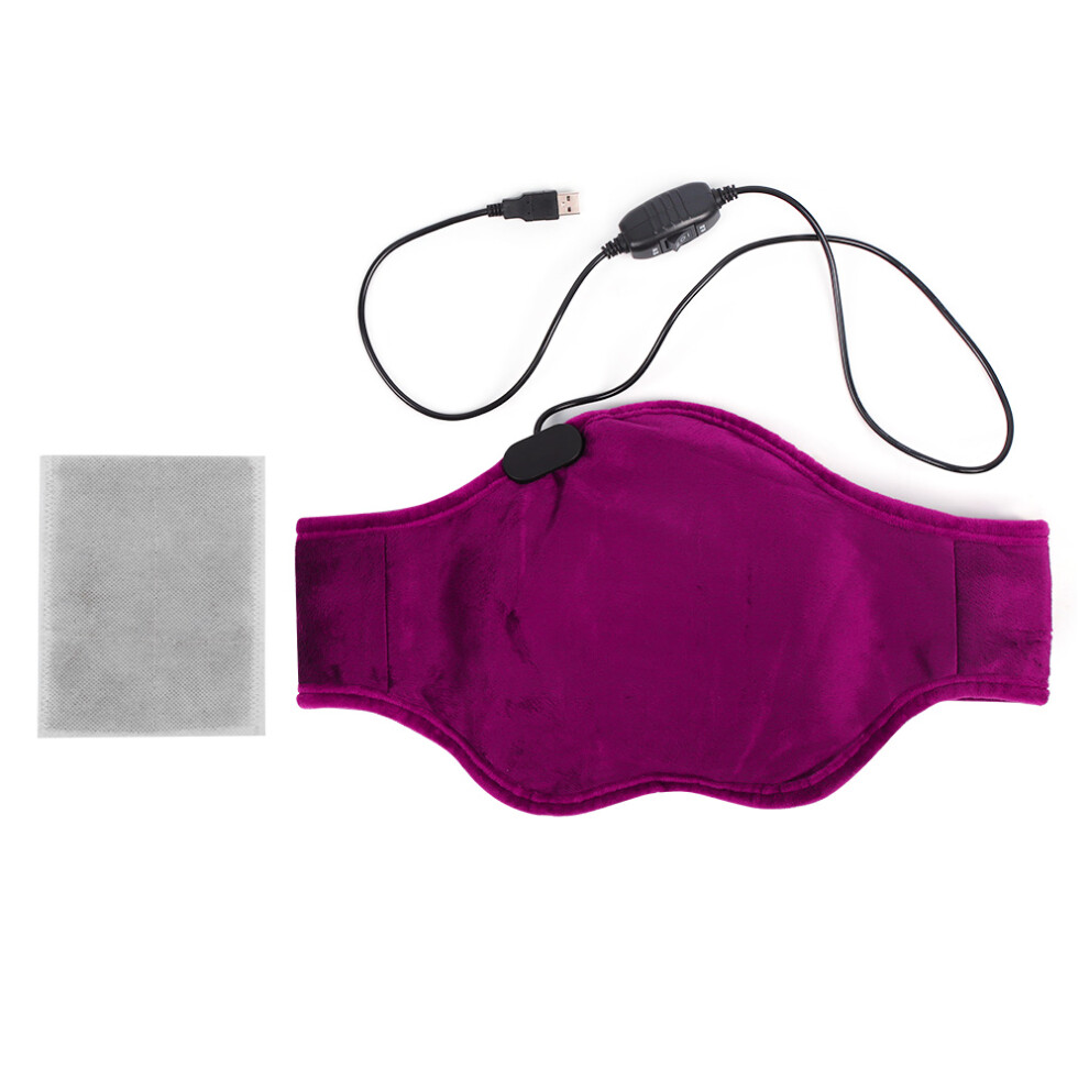 Adjustable Heating Pad For Menstrual Cramps Relief, Flexible Durable Gel Pack With Hook Loop Closure, Multipurpose Moist Heat USB Powered Therapy Pad