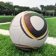 (Yellow) High Quality Soccer Balls Official Size 5 PU Material Seamless Goal Team Outdoor Match Game Football Training Ballon De Foot