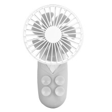 Ventilator portabil alimentat cu baterii, reîncărcabil prin USB, design compact, pliabil, ventilator puternic fără perii, mut, pentru călătorii
