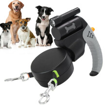 Dog Retractable Leashes 360 Degree Swivel Adjustable Small Dog Leashes For Hiking Walking Training Beach Travel