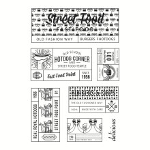 Clear Stamps Hot Dog Silicone Stamp Set Transparent For Card Making And Scrapbooking DIY Album Craft Decoration
