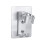 Shower Head Holder Adjustable Wall Mounted Bracket Punch Bathroom Kitchen Stand 10x7.5cm 1