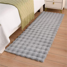 Soft Area Rugs For Bedroom Door Mat Washable Square 60x120 cm Gray Shaggy Entryway Carpet Indoor Floor Rug For Kids