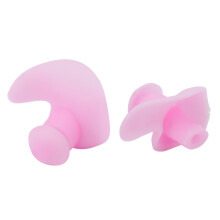 Soft Silica Gel Pink Waterproof Swimming Ear Plugs, 1 Pair