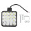 48W LED Work Light 2000LM 6000K Square Spotlight Waterproof IP68 White 2