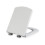 Square Soft Close Toilet Seat with Quick Release, White  Fix Hinges, Easy to Install 1