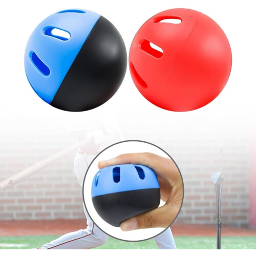 Baseball Practice Ball Blue Model LimitedFlight HollowCore Training Baseballs Pack For Pitching And Batting 1