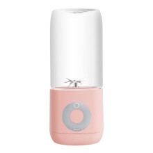 Portable Blender 500ml USB Rechargeable Mini Juicer Cup for Smoothies and Shakes Pink BPA