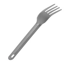 Lightweight Titanium Spork Set for Camping – Durable Metal Cutlery (Titanium Color)
