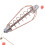 High-Quality 4Pcs Copper Spring Basket Bait Cage Lure with Hooks 7
