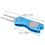 Stainless Steel Foldable Golf Divot Repair Tool Blue, 12cm 4
