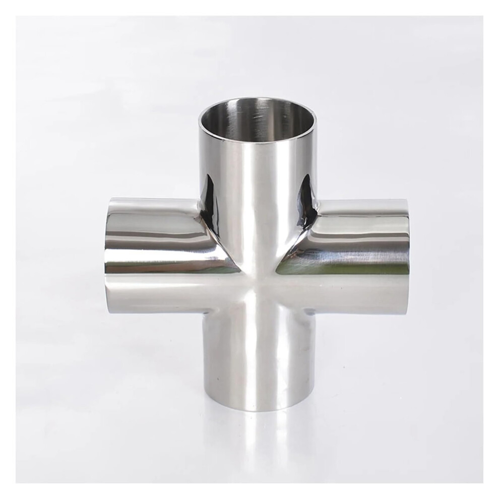 51Mm Stainless Steel Cross Pipe Fitting Sus 304 4Way Brewery Connector For Homebrew 9174973630500