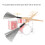 2PCS Portable Maple Drum Brushes & Sticks - Strong Cleaning Power 5