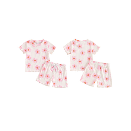 (12-18 Months, White) Ensemble d'été pour pièces adorables. 1