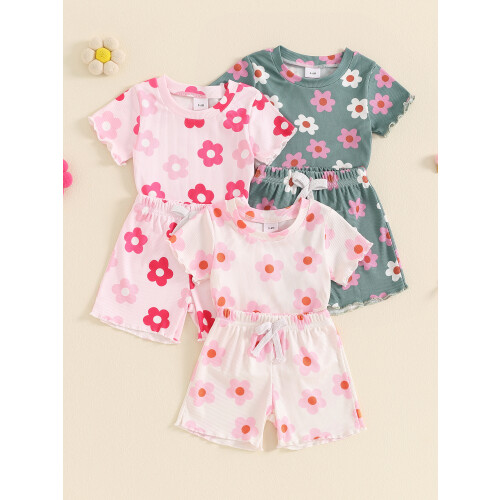 (6-12 Months, White) Ensemble d'été pour pièces adorables. 1
