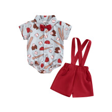 (3-6 Months, Indigo) Shorts-Set für Babys 4. Juli.
