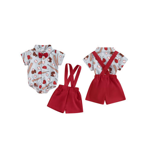 (12-18 Months, Indigo) Shorts-Set für Babys 4. Juli. 1
