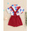(12-18 Months, White) Shorts-Set für Babys 4. Juli. 6