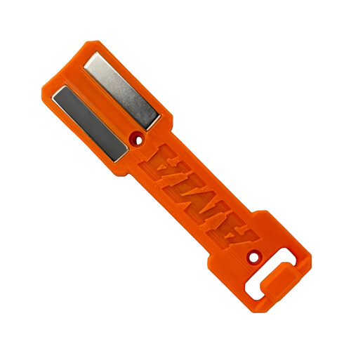 Rollbares Dosenregal, magnetisches-Orange