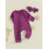 (3-6 Months, Violet) Ensemble 2 pièces bandeau mignon. 3