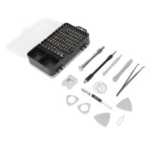 Kit de tournevis magnétique pour téléphones portables, ensemble d'outils de précision antirouille avec tête rotative, poignée ergonomique,