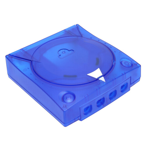 Capa protetora translúcida com design elegante para o console Sega Dreamcast DC. Proteção completa, capa de plástico resistente a arranhões e 2