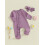 (0-3 Months, Purple) Ensemble 2 pièces bandeau mignon. 3