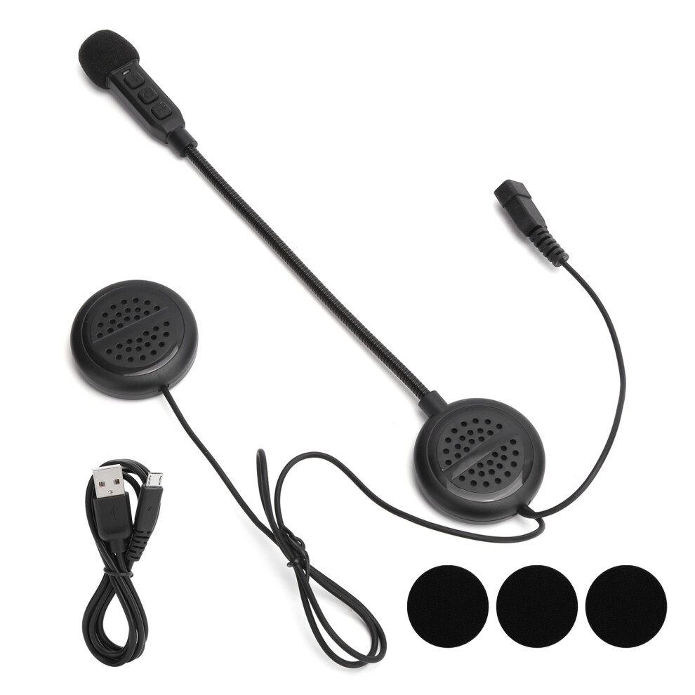 Revolutionary Helmet Earphones For Motorcycle Enthusiasts, Featuring Bluetooth Connectivity, Noise-Canceling Microphone, Ergonomic Fit, Windproof & 9773935215450