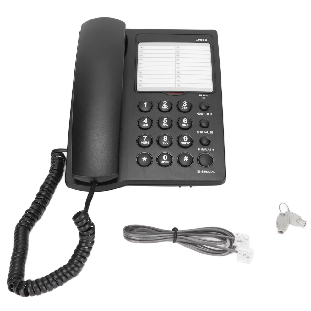 Desktop Landline With Lcd Display, Noise Reduction Technology For Quality Calls In Office And Home Environments 9773935216082
