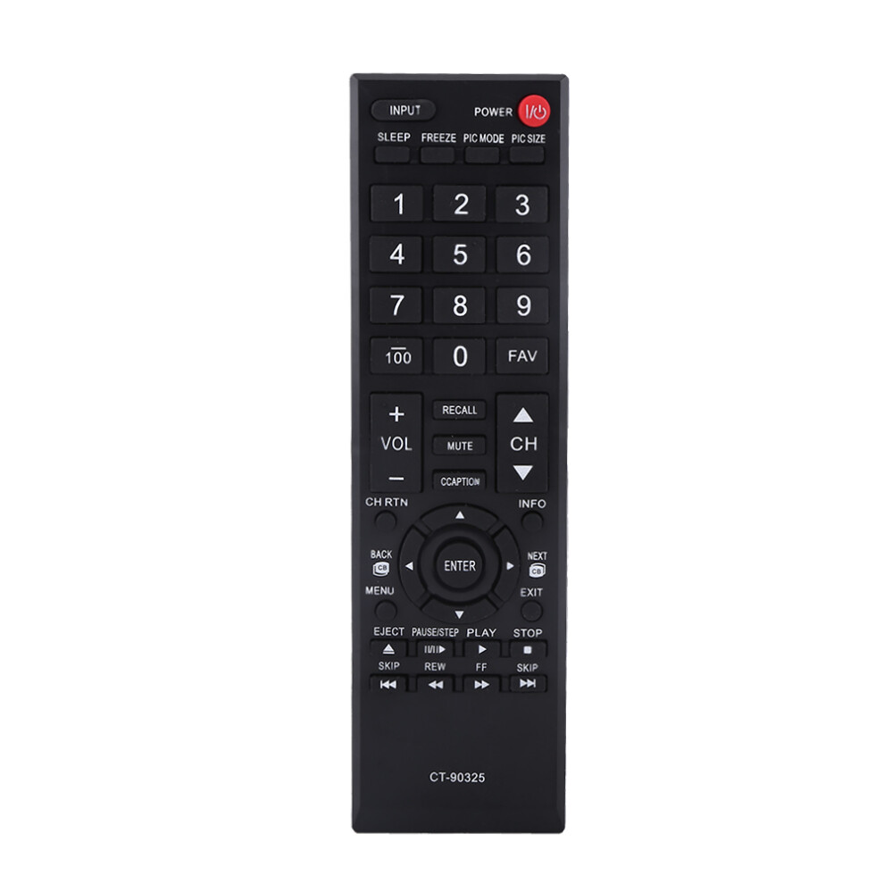No Setup Required For Toshiba Tv, Ergonomic Design Energy-Saving Eco-Friendly Stable Performance For Replacement Remote Control (Ct-90325) 9012494957631