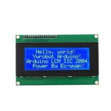 Precision 2004 Lcd Display, Advanced I2c Interface Module With Hd44780 Controller And Adjustable Contrast, Designed For Micro-controller Compatibility